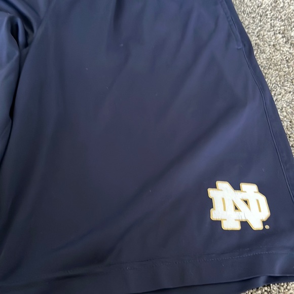 Under Armour Notre Dame shorts! In good condition. Small! - Picture 1 of 8